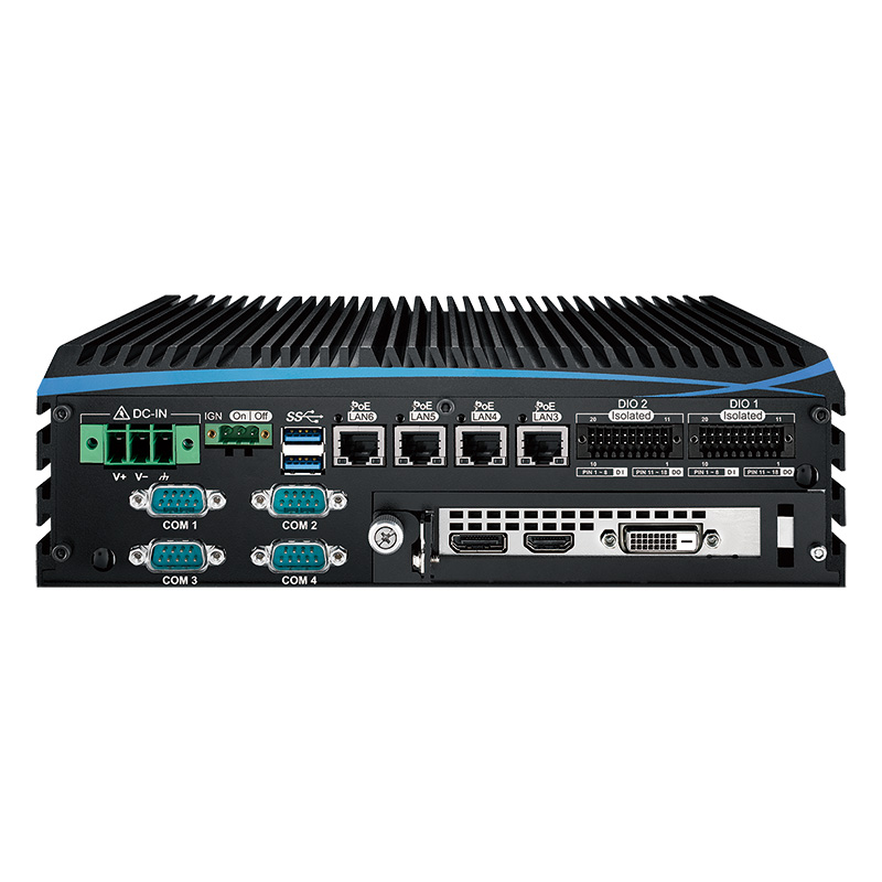 (image for) Mini FANLESS LG-P1000F-GTX1650 Intel 9th i7, 8K 3x DP, HDMI, DVI, Optn IgnitionÂ Control