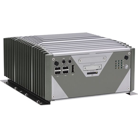 (image for) Mini Fanless PC, LG-P190FH2E, Intel 9th, 1 PCI + 1 PCIe x4 slots, 3 LANs, HDMI DP DVI, 9V-30V